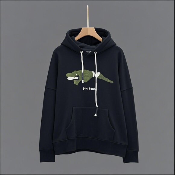 Palm Angels Other - NWT Palm Angels Crocodile Embroidered Hoodie Black